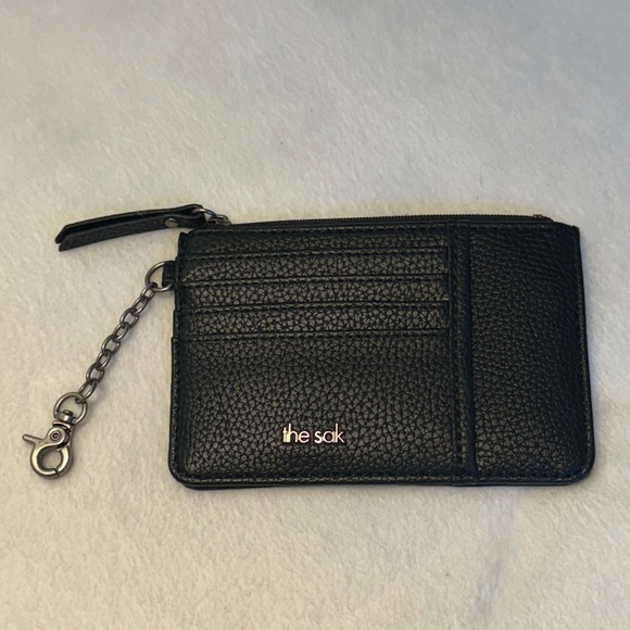 The Sak Handbags - The Sak Iris Wristlet Wallet Black Leather Card Holder